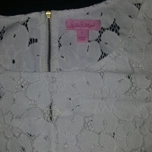 Lilly Pulitzer resort white lace cap sleeve